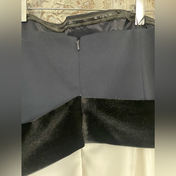 Women's JAY GODFREY NWT Elegant Blue & White HiLo Strapless Gown Dress-Size 12 - Picture 3 of 6